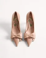 Valentino Bowow Pump In Kidskin 100Mm - Image 5